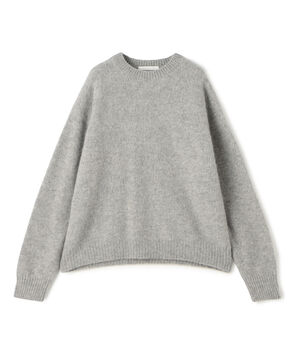 ベビーアルパカボイルド クルーネックプルオーバー