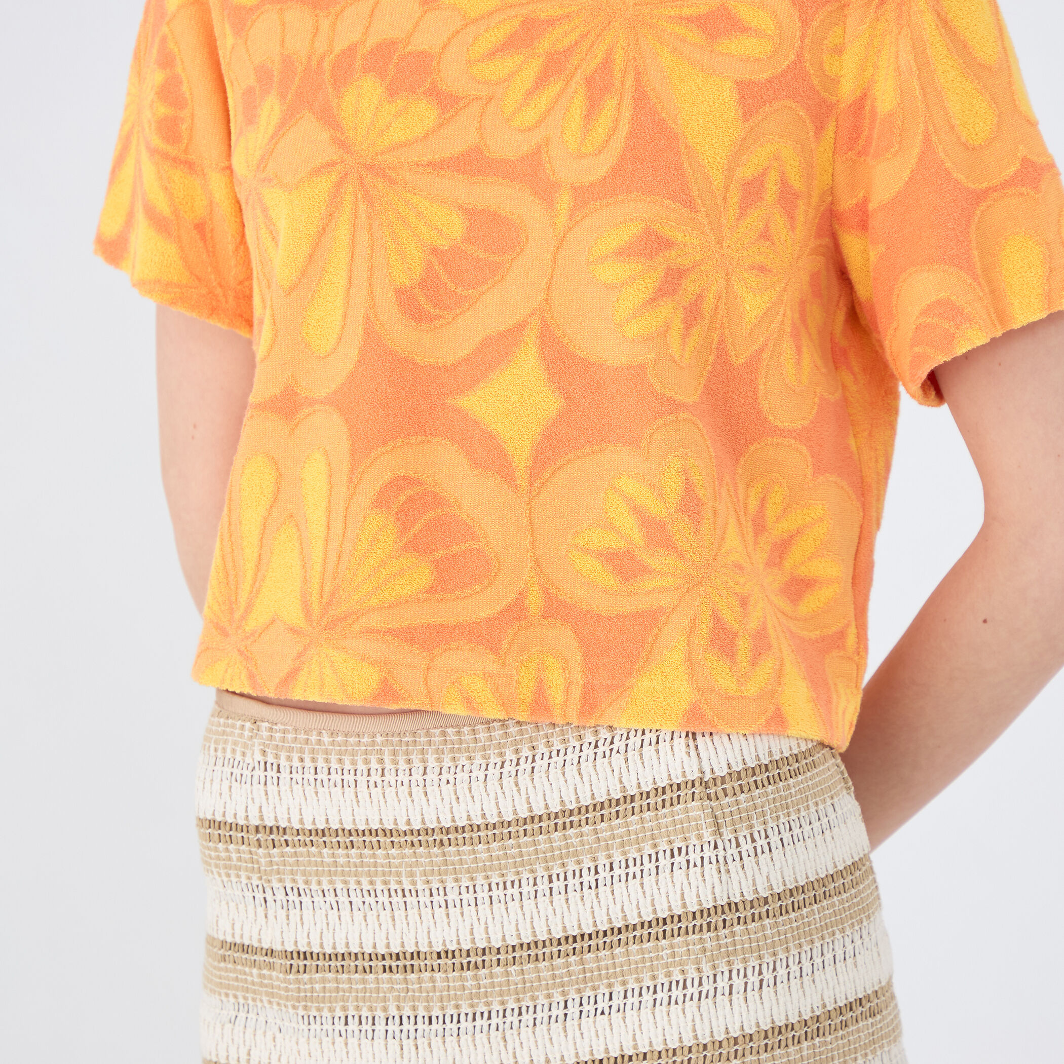 フラワーパイル クルーネックプルオーバー｜トゥモローランド 公式通販