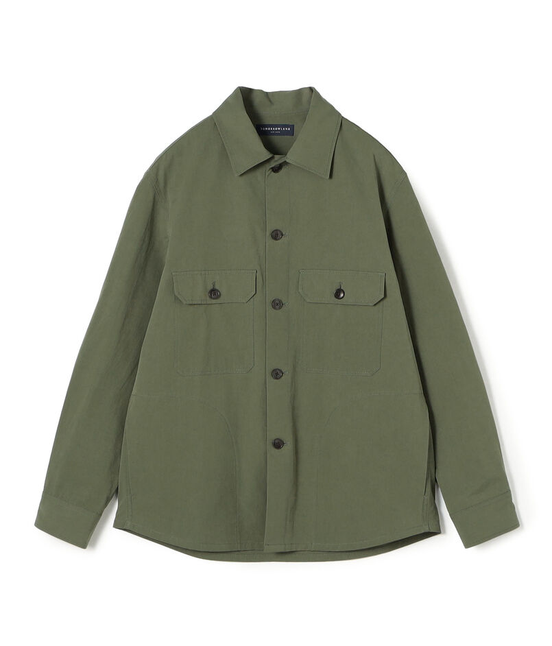 ■80/2スーピマコットン ダブルポケットシャツブルゾン BORGHI