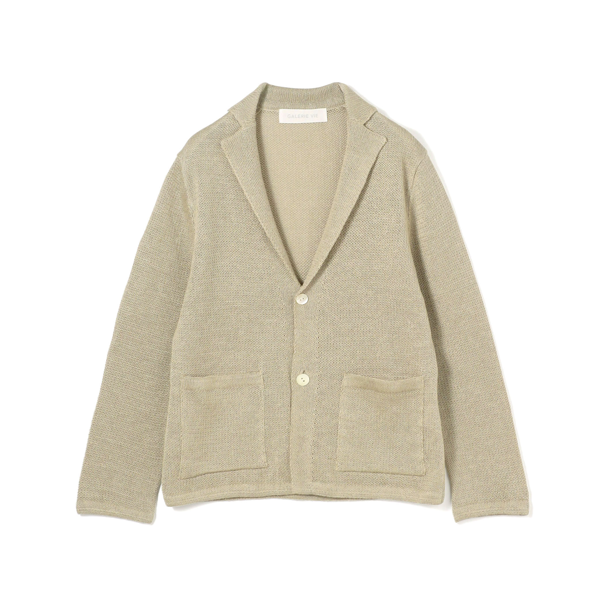 【試着のみ】BACCA トゥモローランド　コットンメタルピークドラペルジャケット クーポン】【セール 40%OFF】コットンメタル ピークドラペル