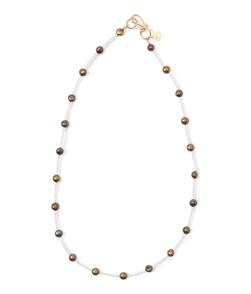 MERCEDES SALAZAR IRIDESCENT PEARL ネックレス