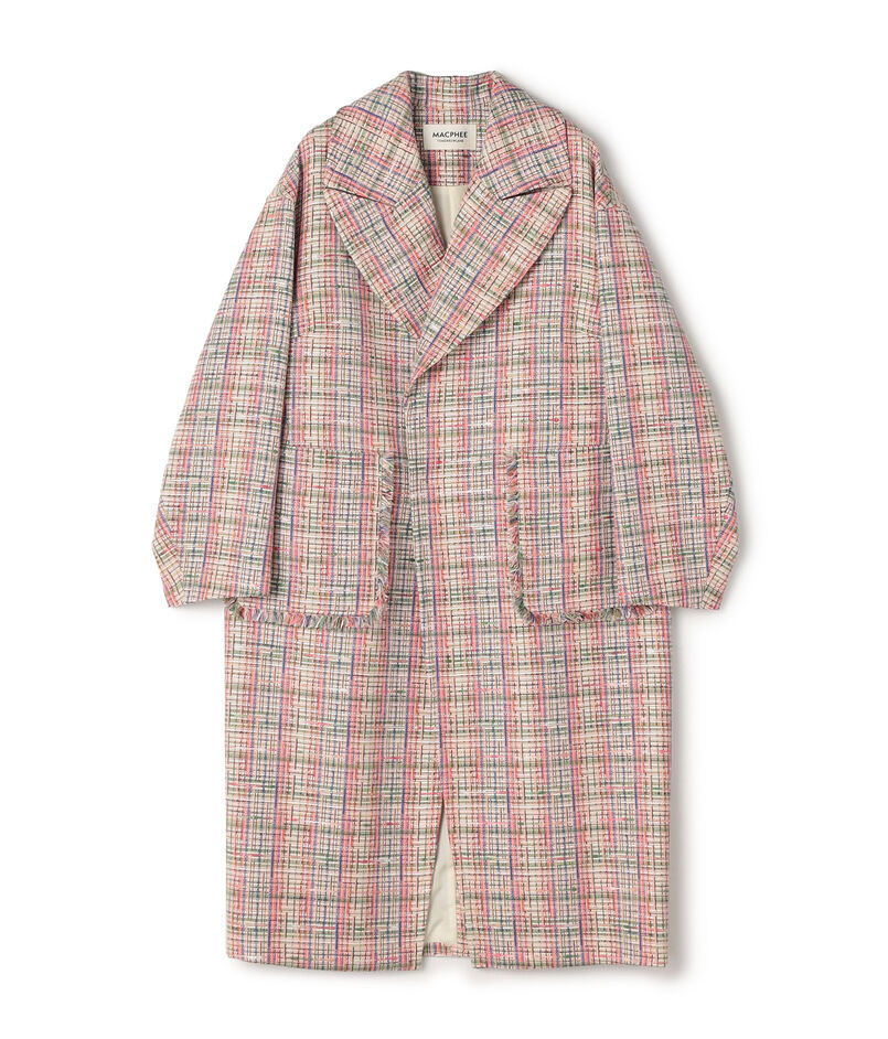 スプラウトツイード コクーンコート