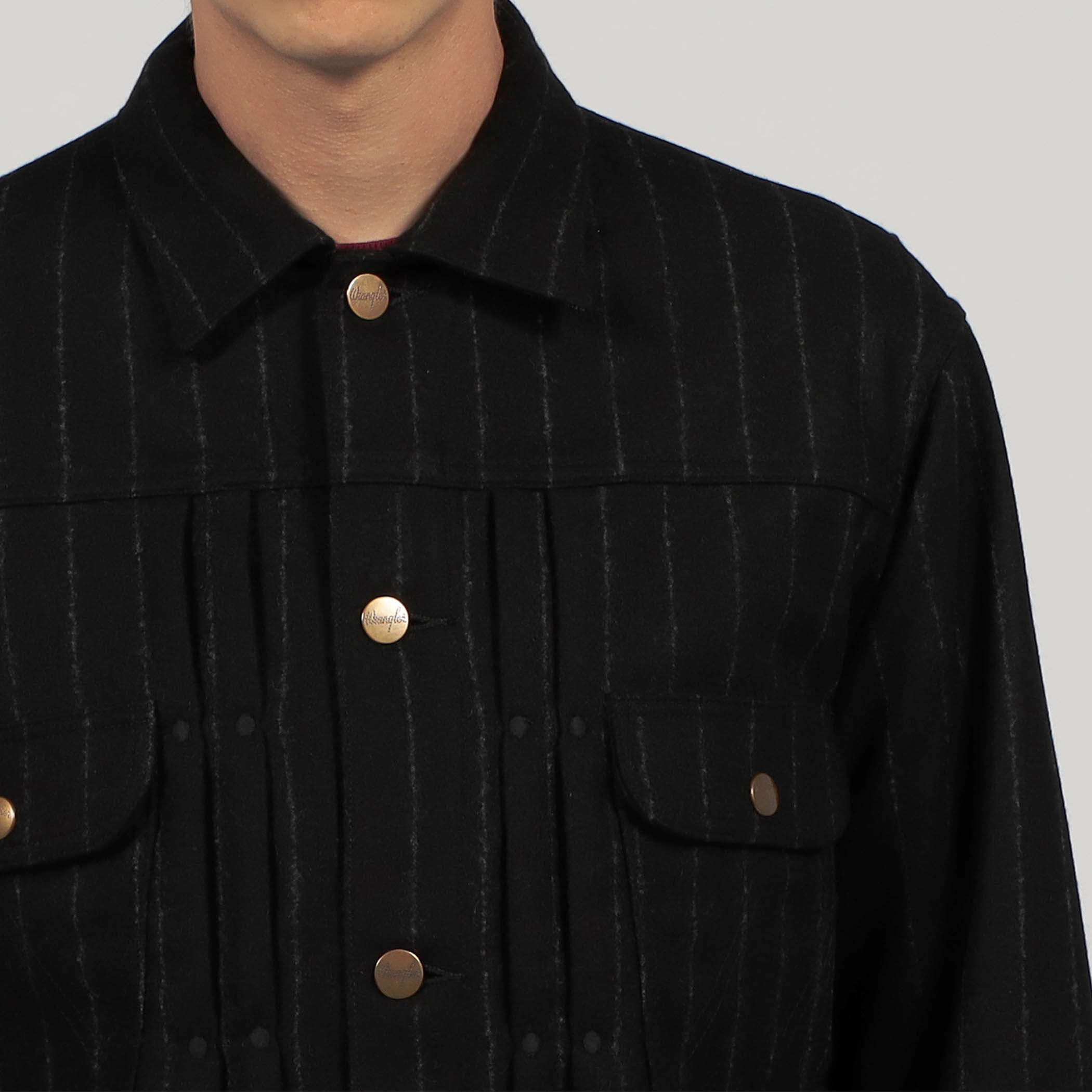 別注】Wrangler 111MJ ウールフランネル ブルゾン FOX BROTHERS