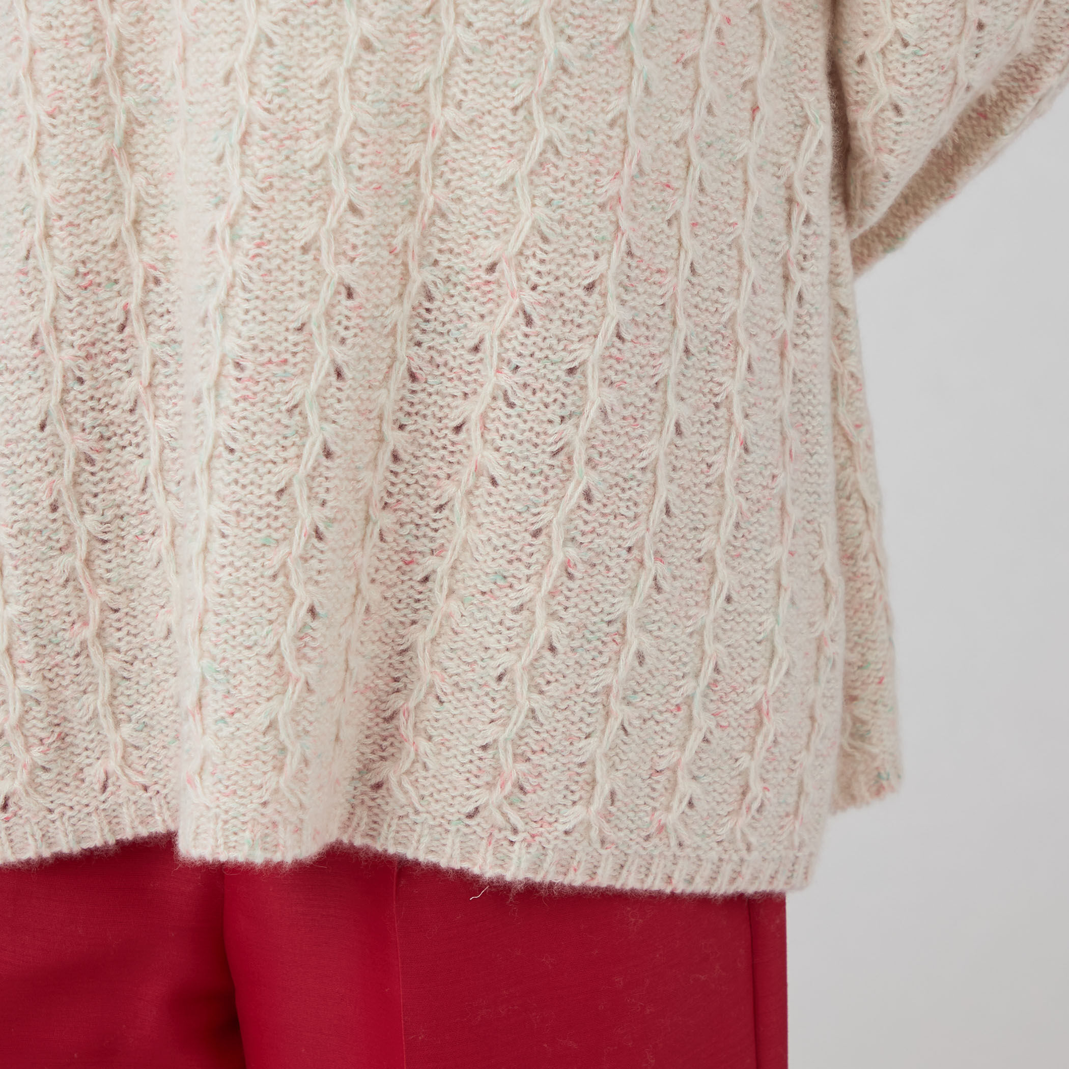 Cashmere Collection フレアスリーブプルオーバー
