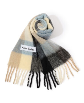 Acne Studios モヘヤチェックスカーフ