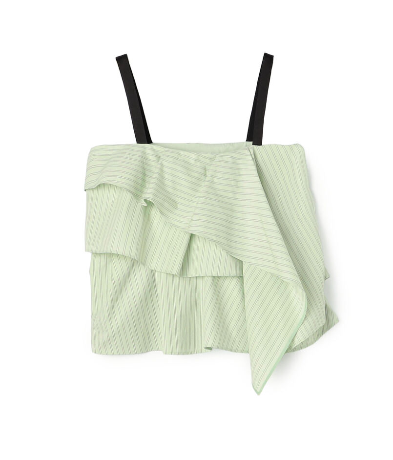 コットンタイプライター ティアードトップ