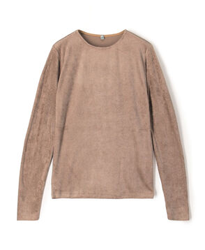 BASERANGE ベロア ロングスリーブプルオーバー