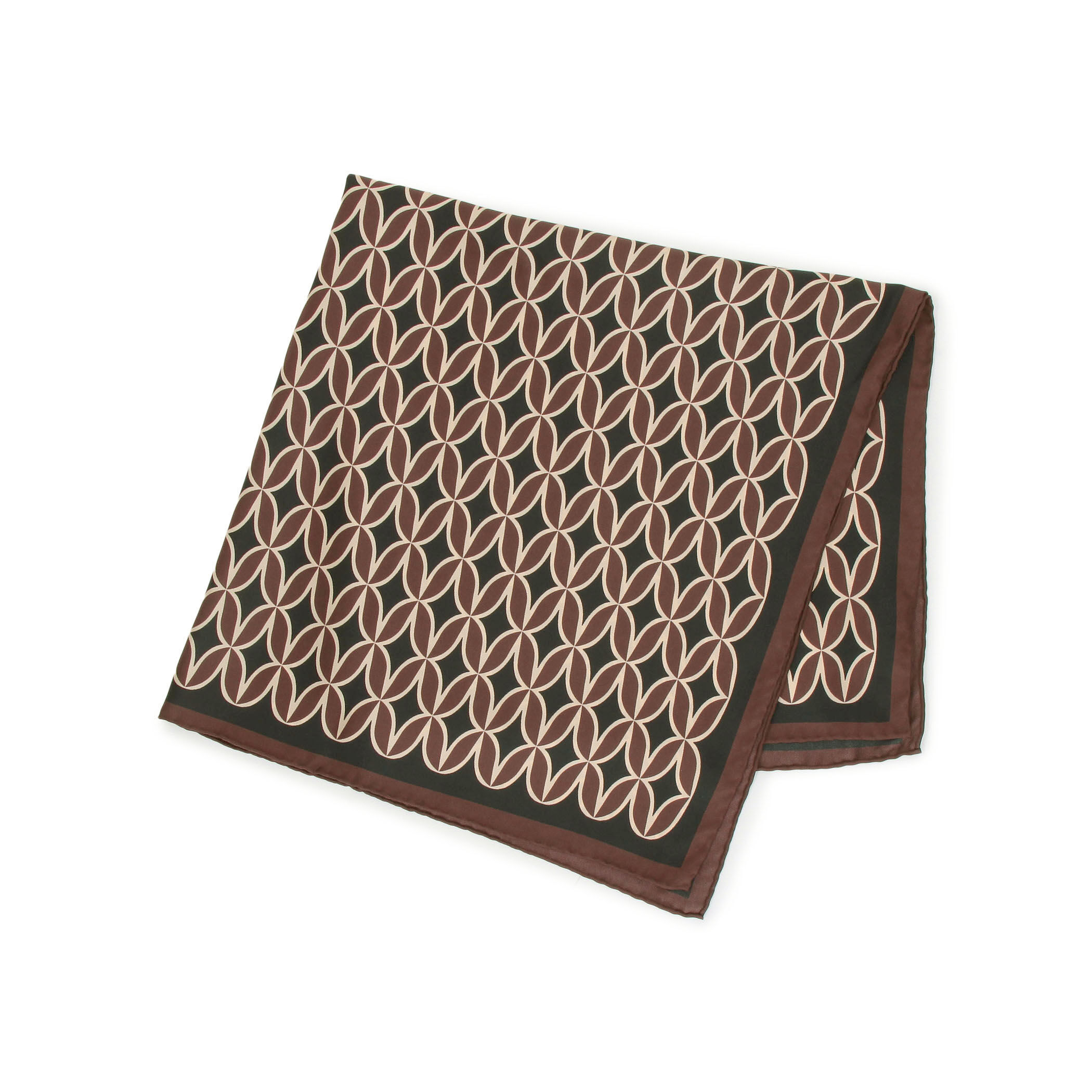 TOMORROWLAND ジオメトリック柄 シルクスカーフ