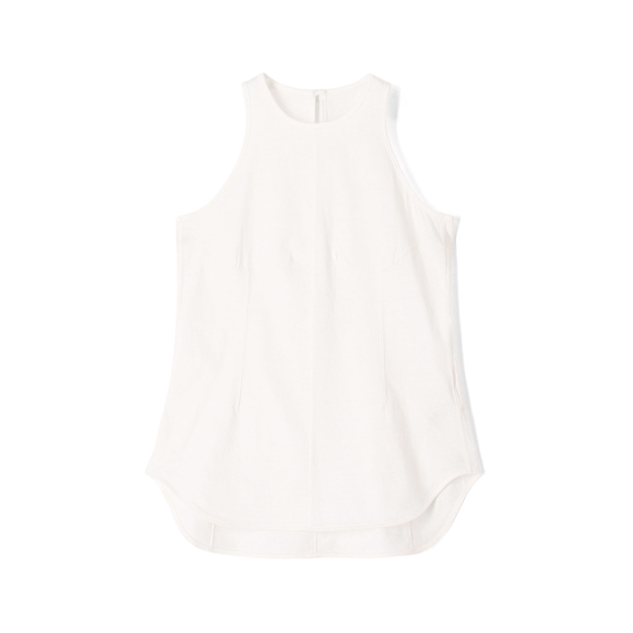 Mame Kurogouchi Cotton Plainstitch Sleeveless Top コットン