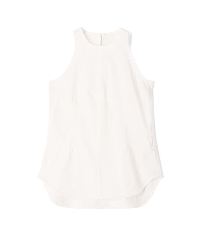Mame Kurogouchi Cotton Plainstitch Sleeveless Top  コットン スリーブレストップ