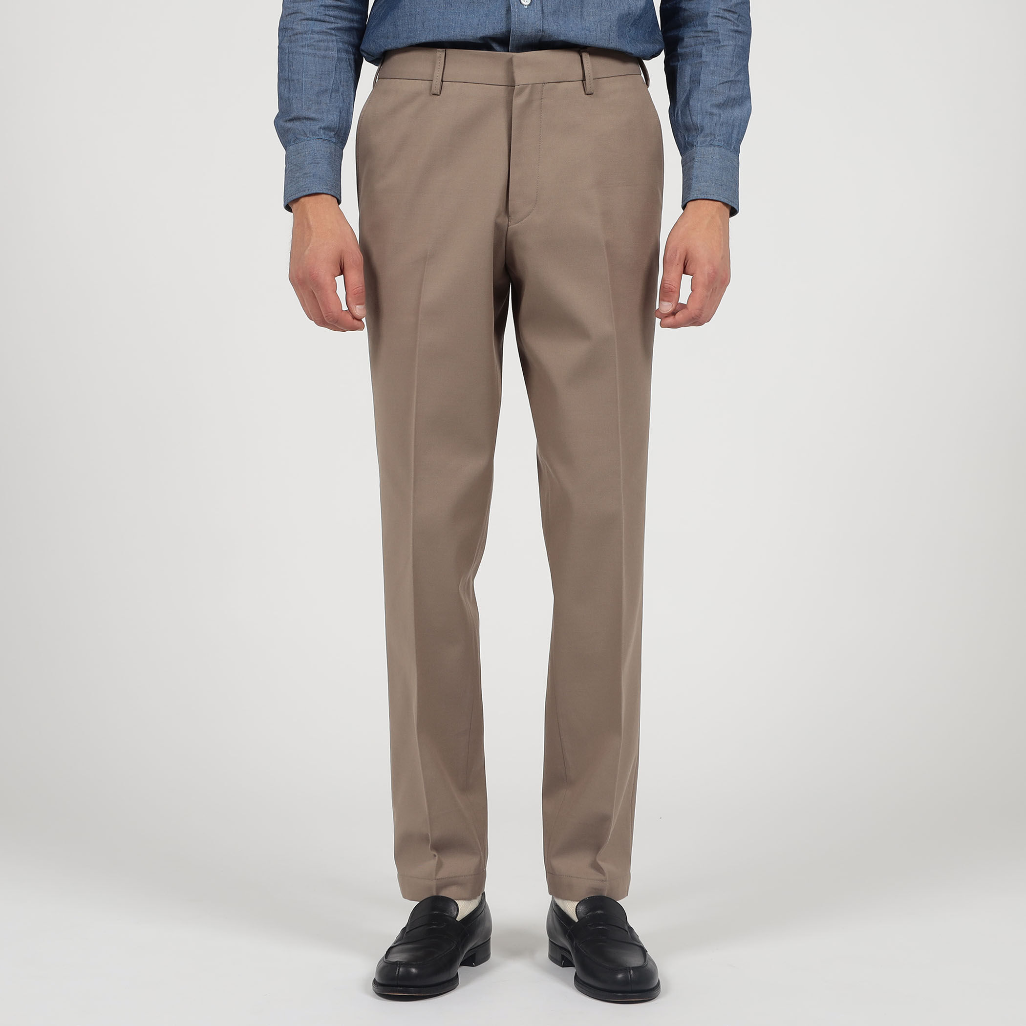 □コットンウール ノープリーツパンツ SONDRIO｜トゥモローランド 公式通販