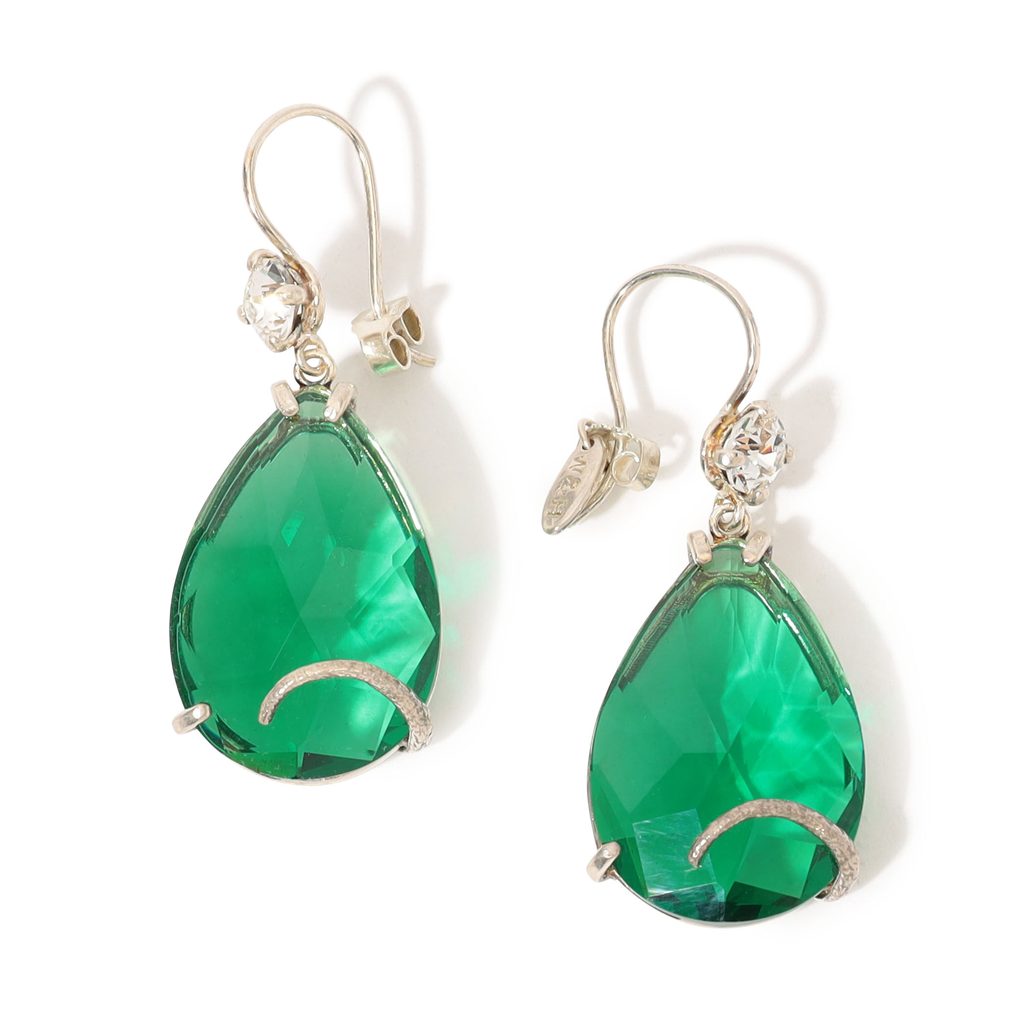 WOUTERS&HENDRIX Hook with Emerald ピアス｜トゥモローランド