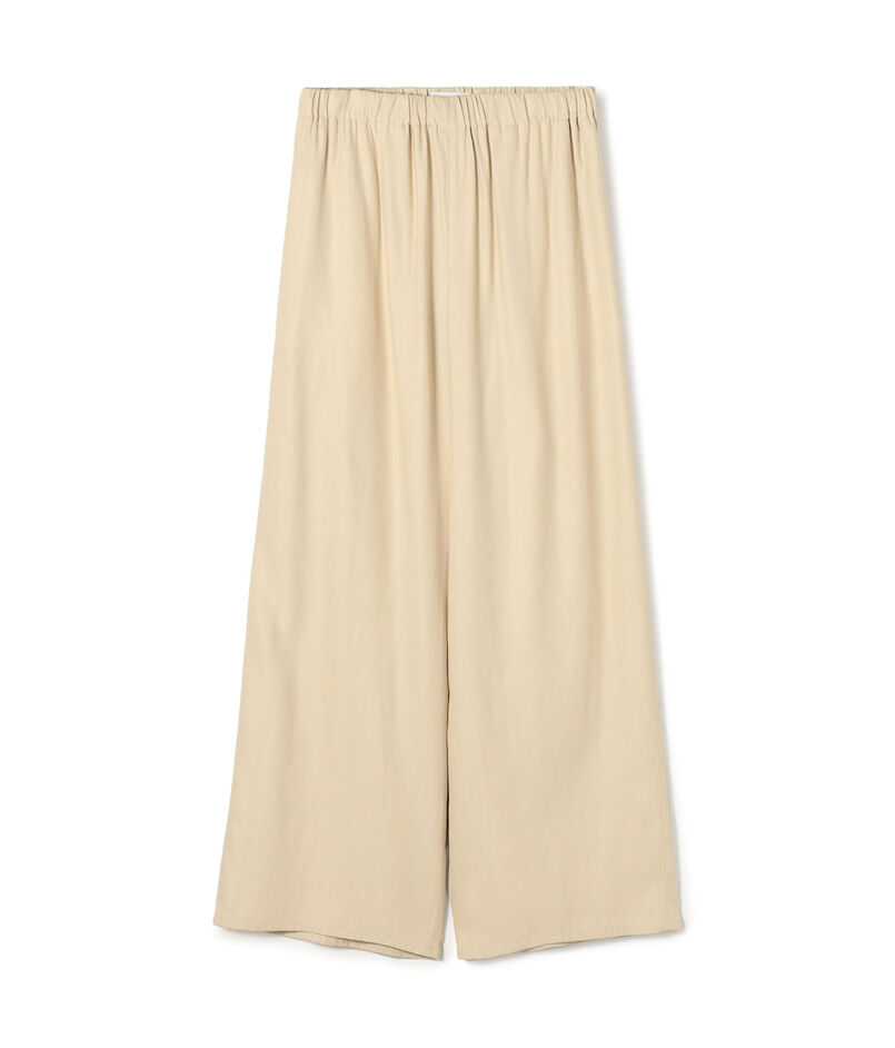 レーヨンリネンストレッチ イージーセミワイドパンツ