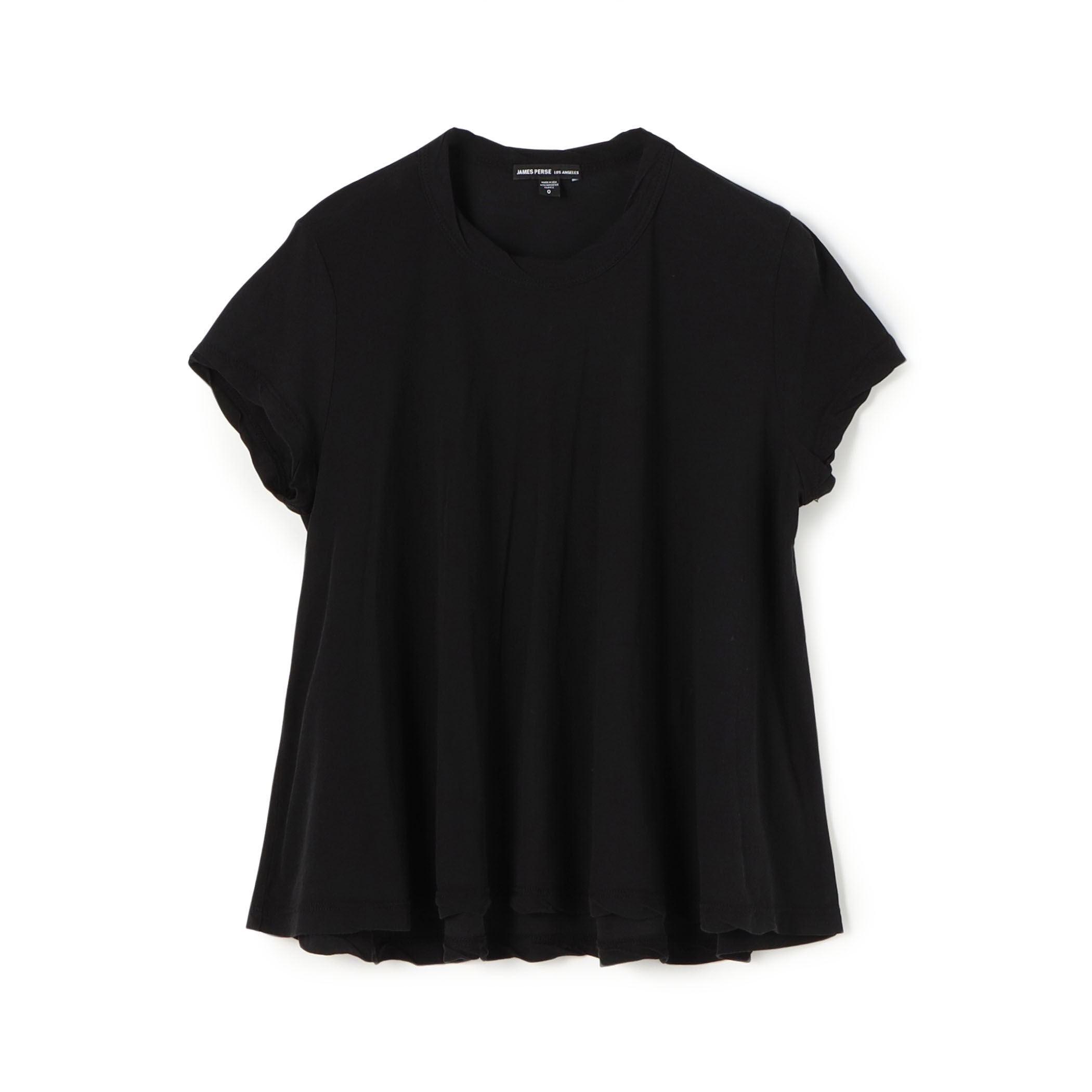 Dime 黒 コットンジャージー クルーネック トレーナー L Campaign ファッション Dime 黒 コットンジャージー クルー