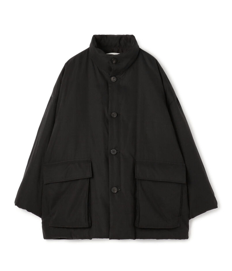 ピーチクロスダウン スタンドカラーオーバーコート