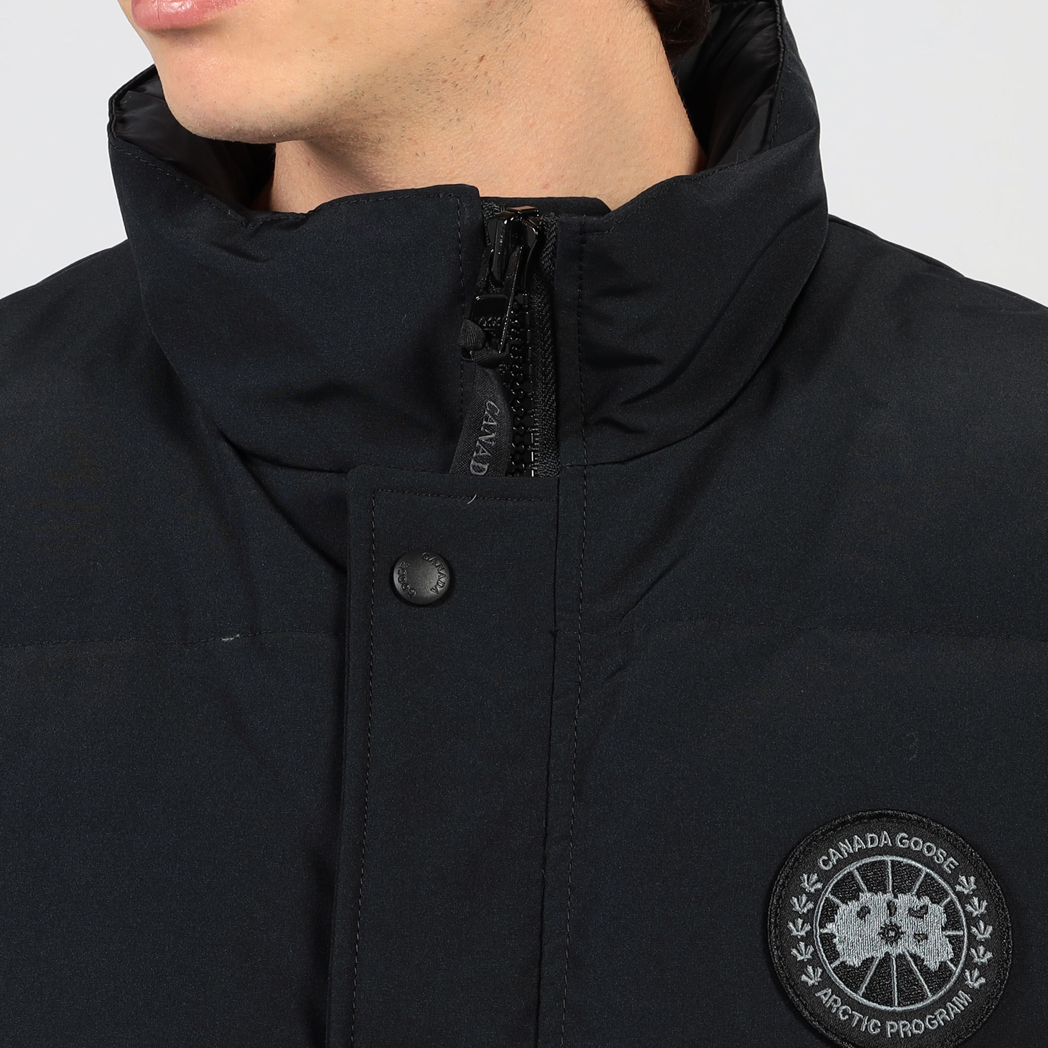 CANADA GOOSE Garson Vest Black Label ポリエステルコットン ダウン
