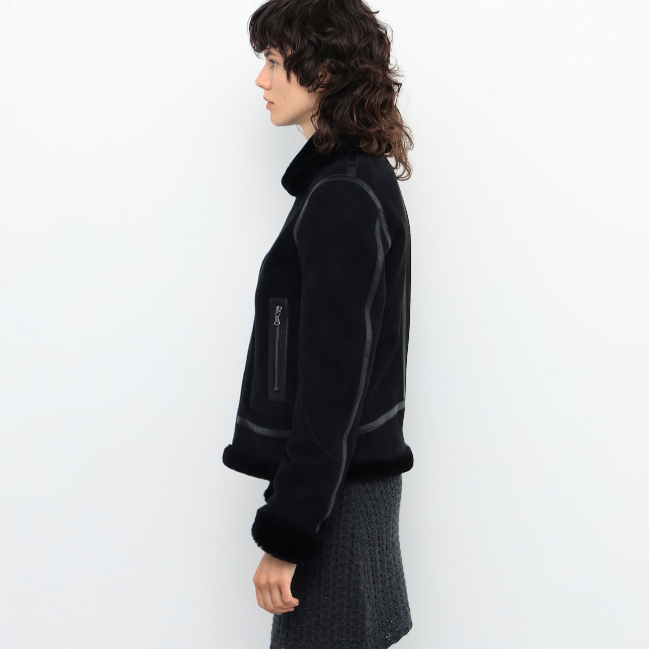 ラムレザー ムートンジャケット｜トゥモローランド 公式通販