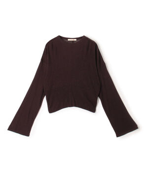 パターンメッシュ ショートプルオーバー