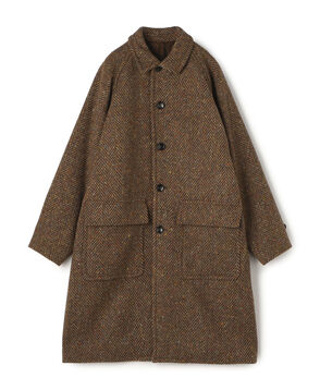 ドネガルツイード ドルマンスリーブ ステンカラーコート MAGEE