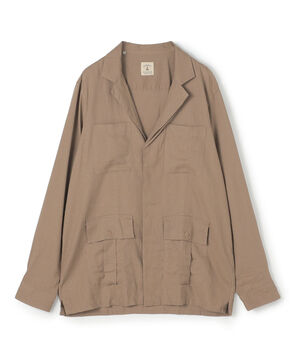 【別注】GUY ROVER リネンレーヨン サファリシャツ
