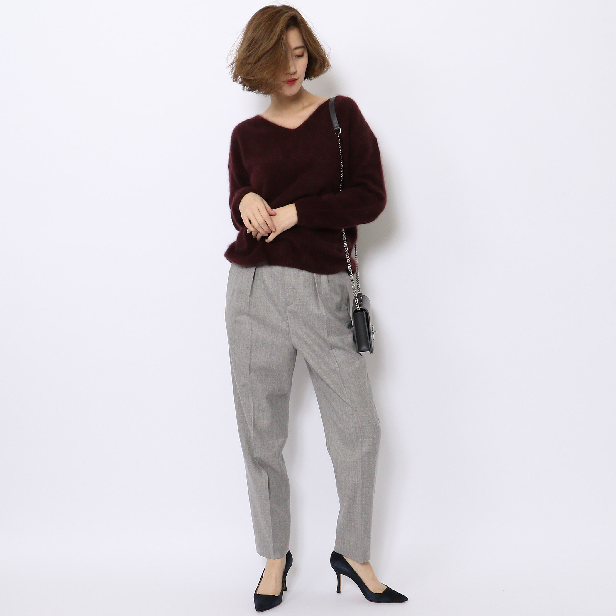 トゥモローランド【BALLSEY ボールジィ】カレッジフラノ テーパードパンツ カレッジフラノ テーパードパンツ｜トゥモローランド 公式通販