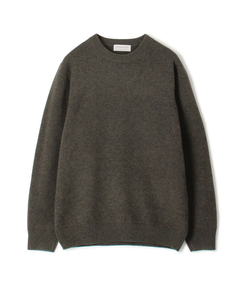 ■TOMORROWLAND tricot スーパーファインラムウール クルーネックプルオーバー
