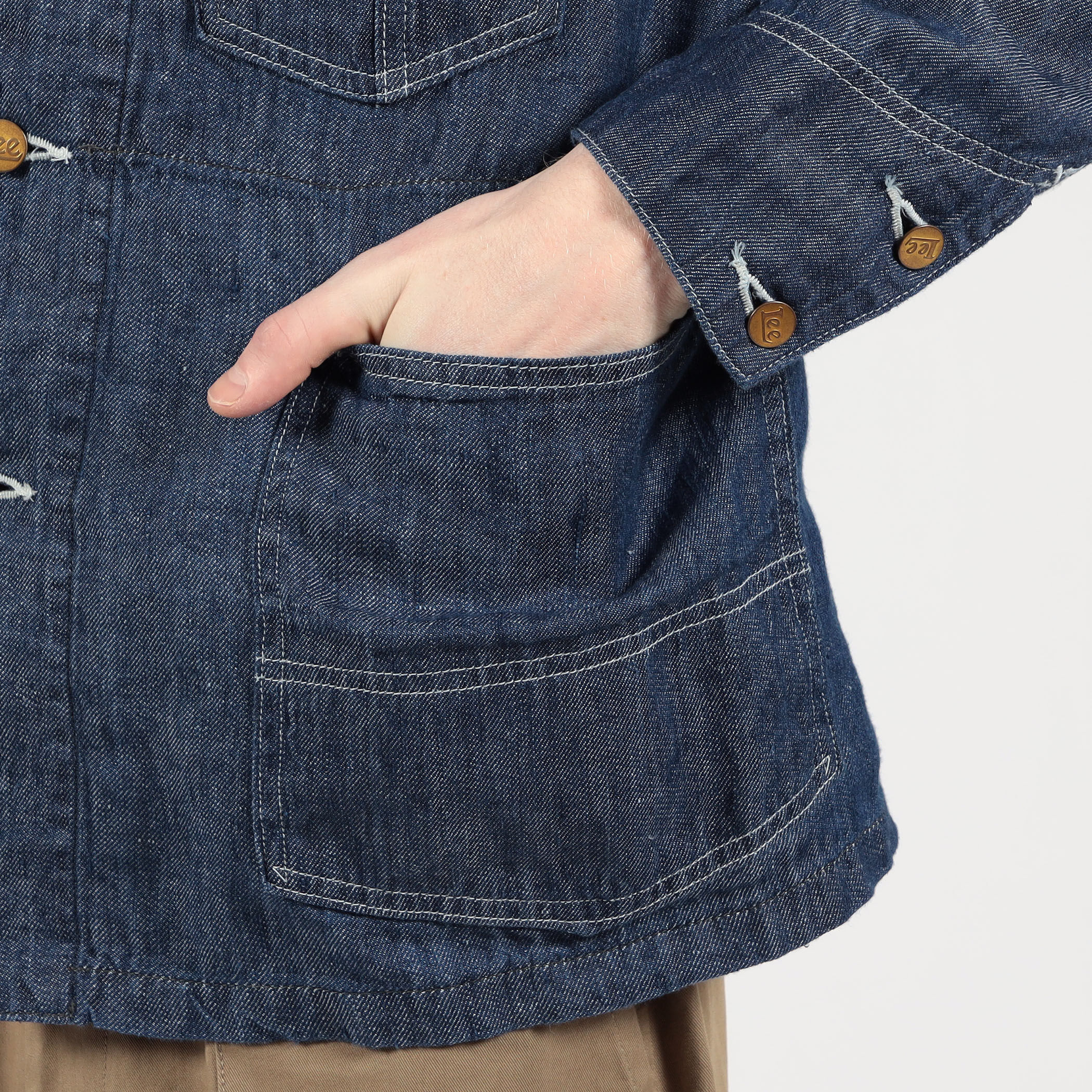 ロコさま専用 別注】 Lee Loco Jacket 7オンスリネンデニム｜トゥモローランド