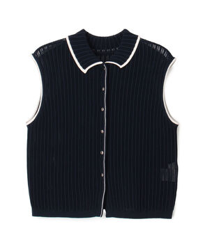 ニードルアウトリブ 2-wayプルオーバー