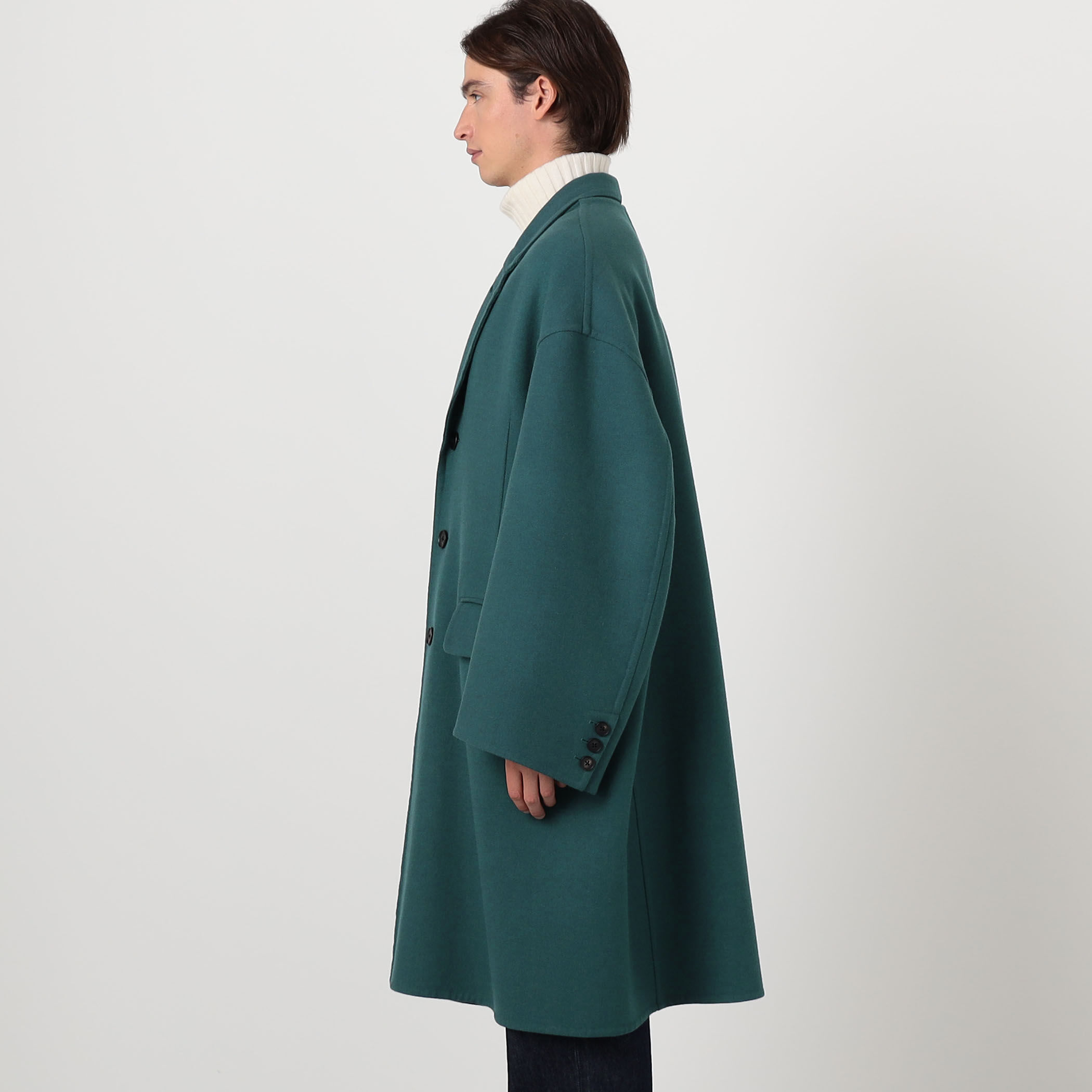 【タグ付き新品】ノット　アンゴラ混フード付きウールコート　トゥモローランド nonnotte OVERCOAT ウールメルトン コート｜トゥモローランド 公式サイト