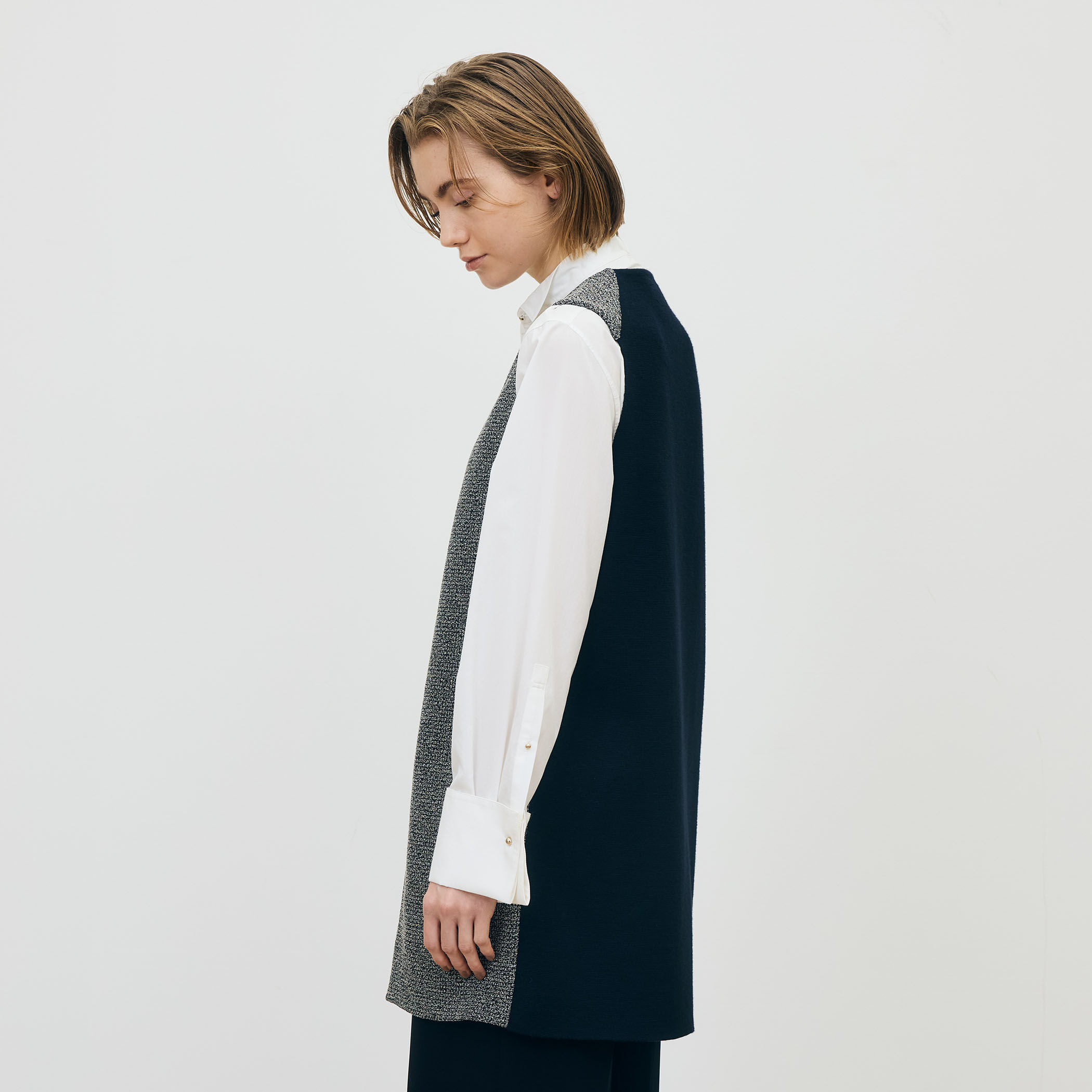 ファブリックコンビ ニットジレ｜トゥモローランド 公式サイト