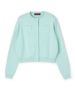 CABaN コットンカシミヤ クルーネックカーディガン