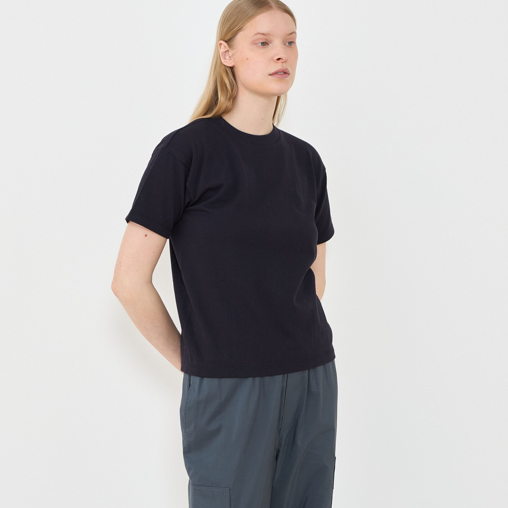 コットン吊り天竺 クルーネックプルオーバー｜トゥモローランド 公式通販