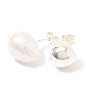Rieuk Small Silver Pearl ピアス