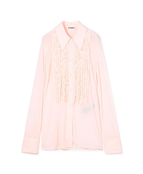 JIL SANDER SHIRT W/ROUCHES フリルデザインシャツ