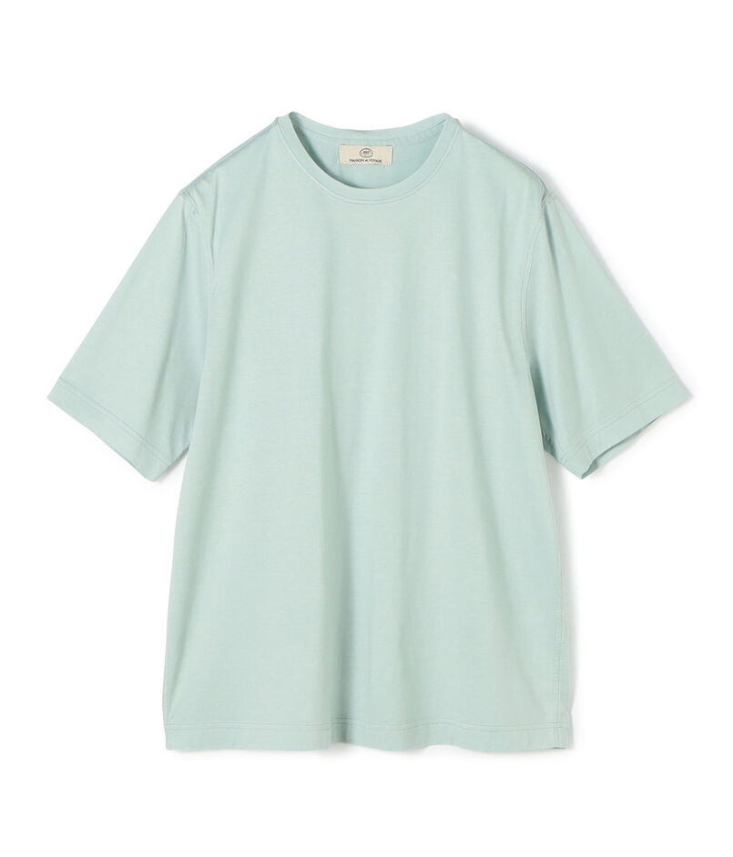 シルクコットンジャージー クルーネックTシャツ