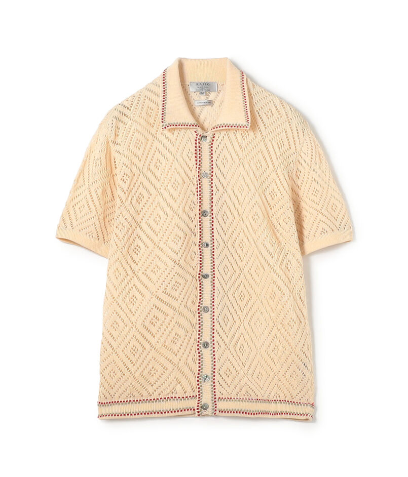 【別注】Raffa Molina コットン ニットシャツ