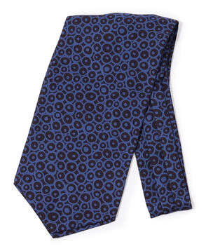 Charvet シルクプリント アスコットタイ