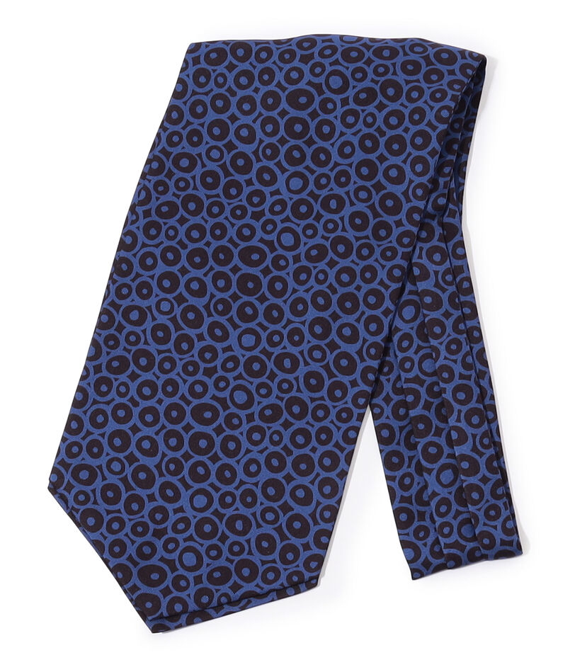 Charvet シルクプリント アスコットタイ