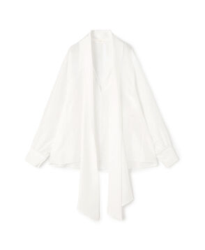 シルクハブタエ ボリュームタイブラウス