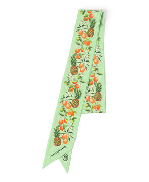 ATELIER TOMORROW FRUITS シルク ボウタイスカーフ