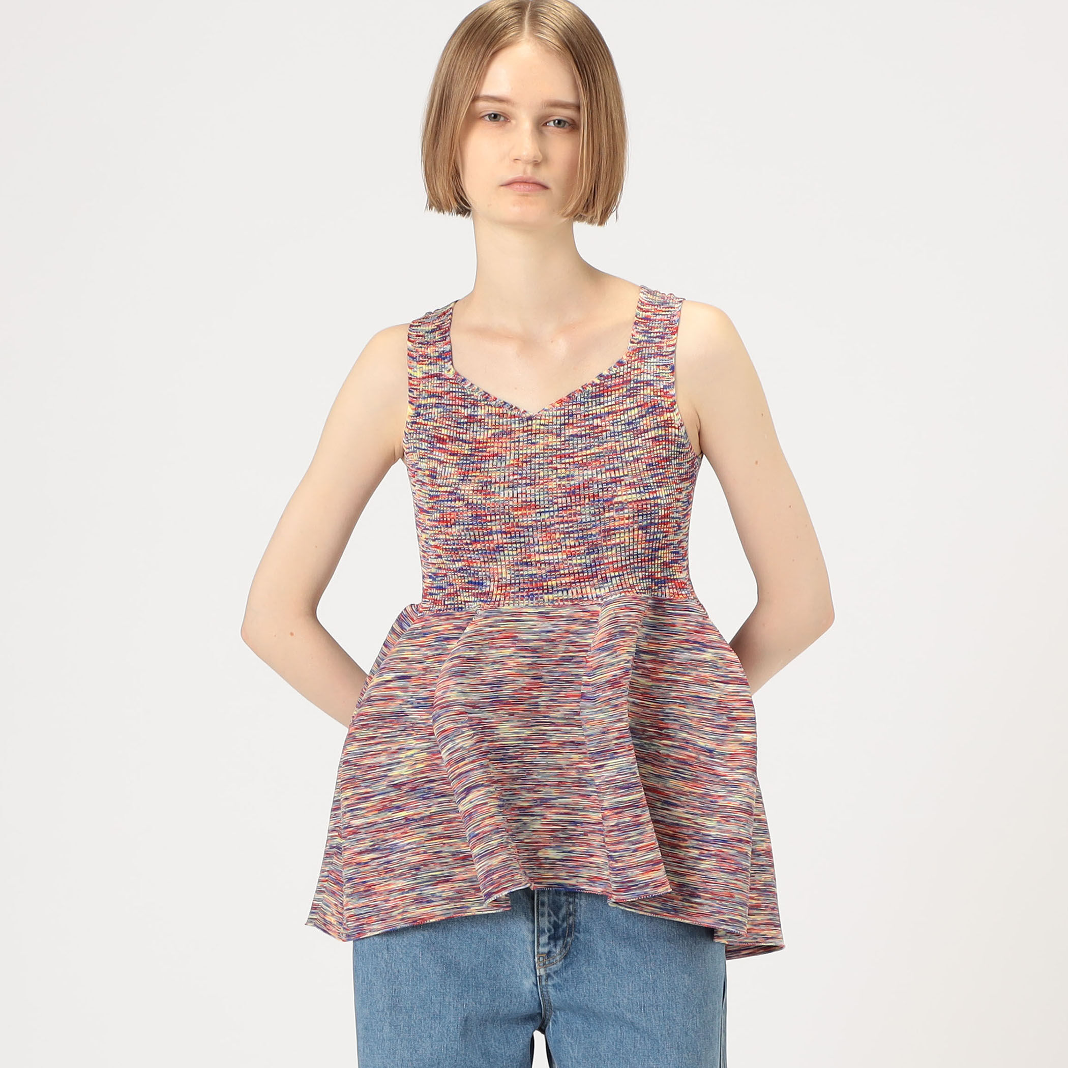 別注】CFCL POTTERY KNIKAT SLEEVELESS TOP｜トゥモローランド
