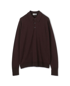 ■JOHN SMEDLE DORSET ウール ニットポロシャツ