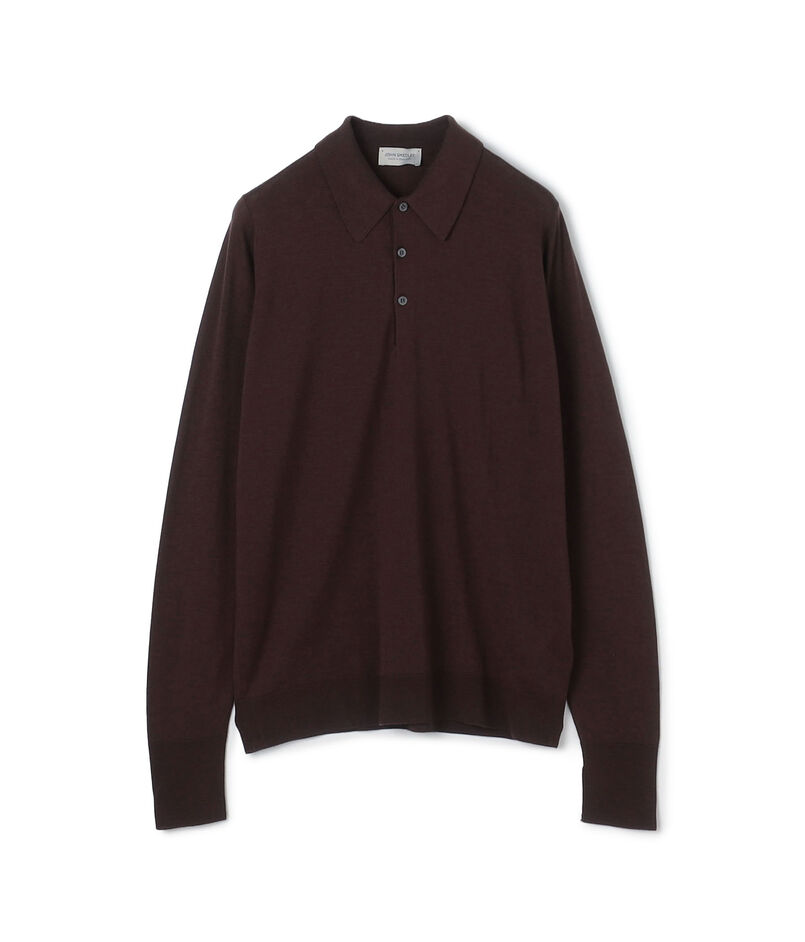 ■JOHN SMEDLE DORSET ウール ニットポロシャツ