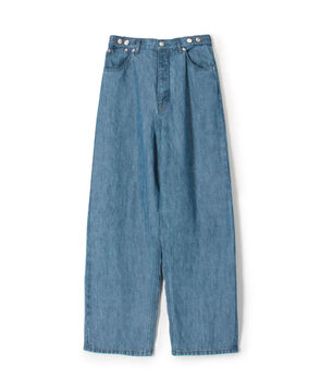 【WEB先行予約】リネンデニム 5ポケットパンツ