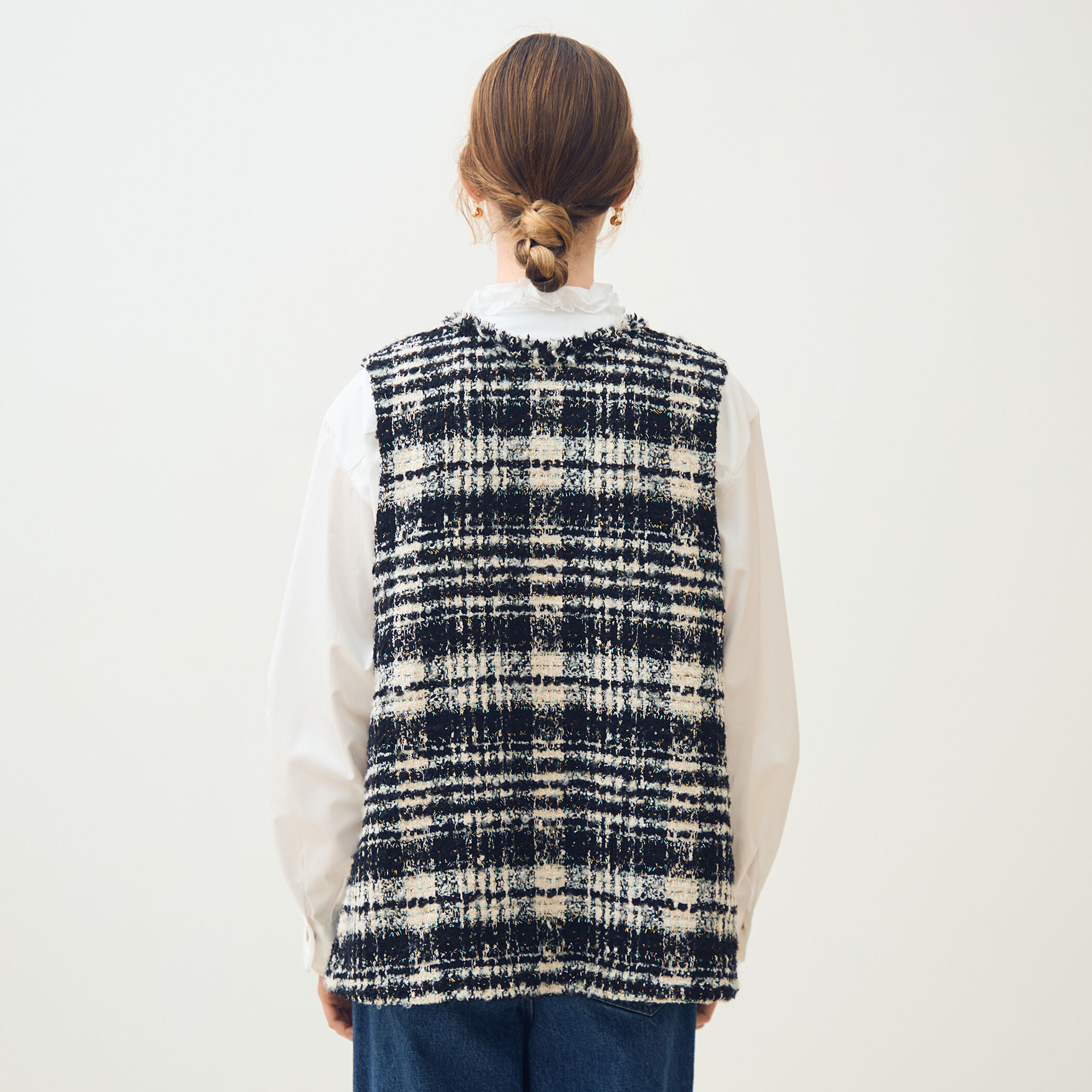 オーロラグレンチェック Vカラージレ｜トゥモローランド 公式通販