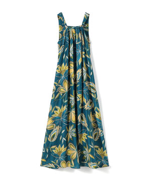 シルク COLETTEフラワープリント ロングワンピース