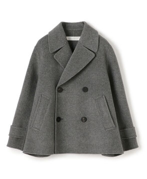 ウールカシミヤダブルフェイス Pコート