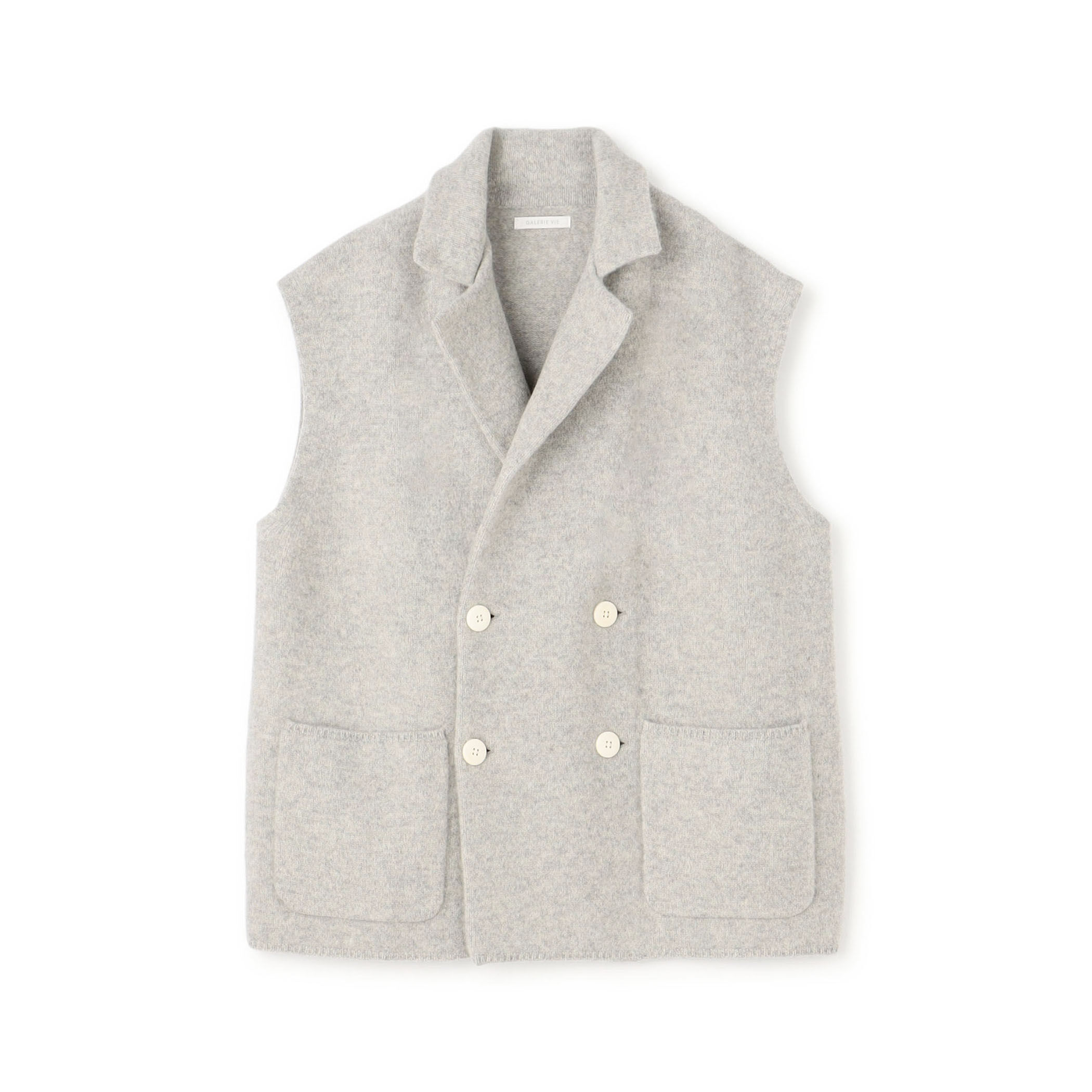 ラムズウール スリーブレスダブルジャケット｜トゥモローランド 公式通販