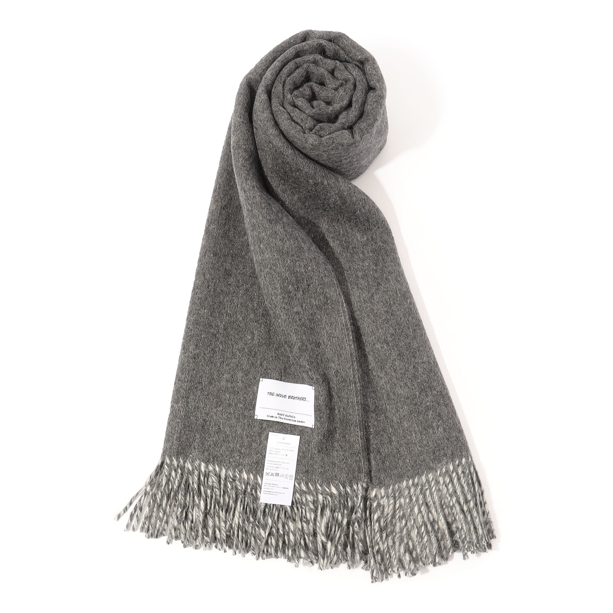 イノウエブラザーズ 大判マフラー ストール ユニセックス THE INOUE