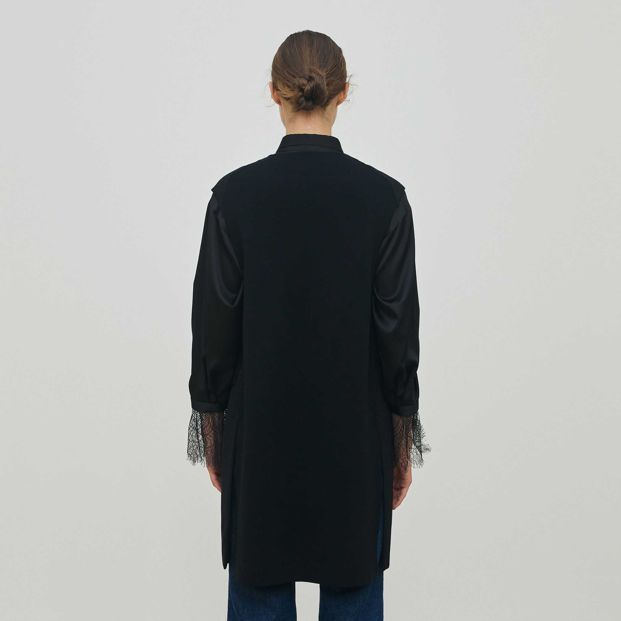 ウールファブリックコンビ ロングジレ｜トゥモローランド 公式通販